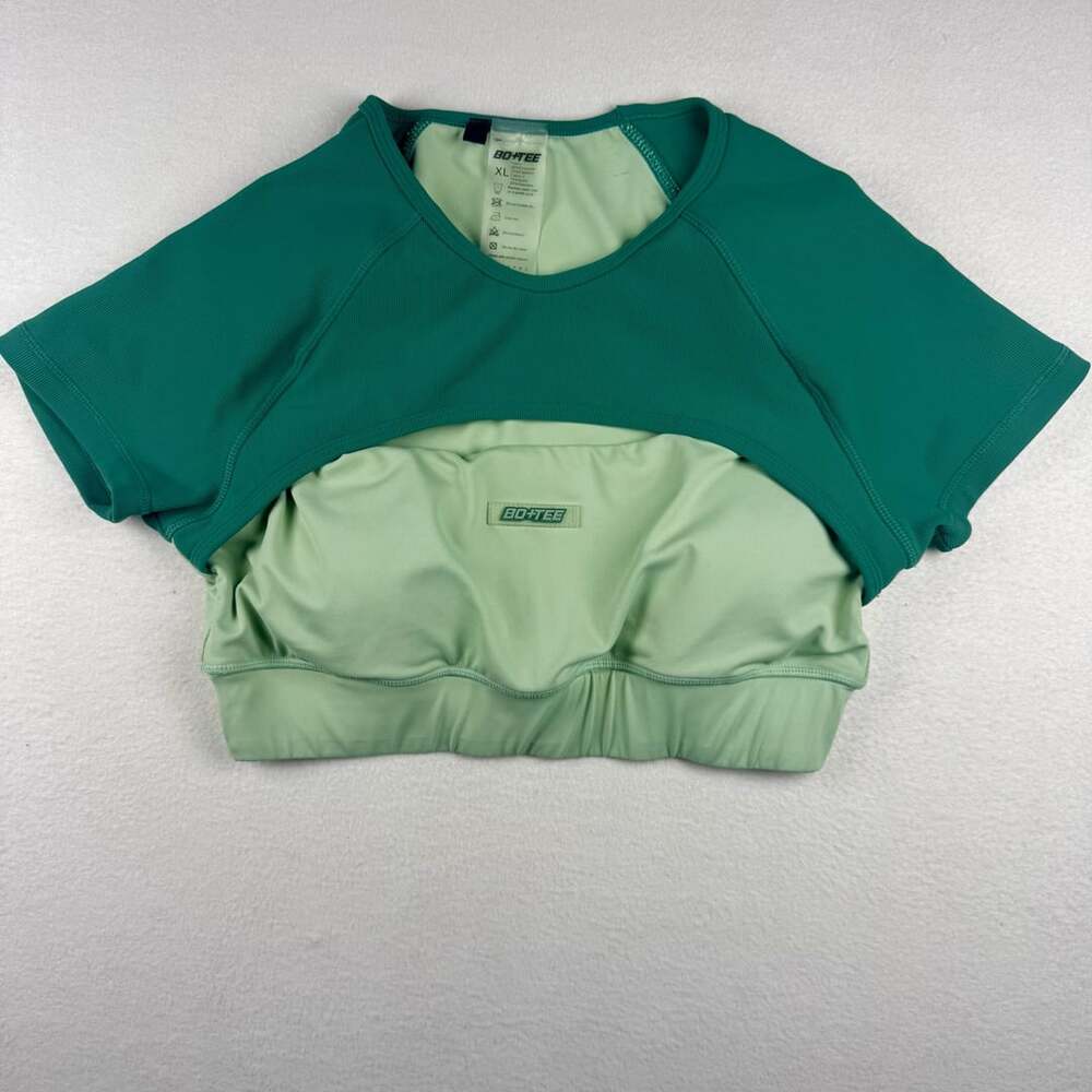 Bo+Tee Crop Top XL Green